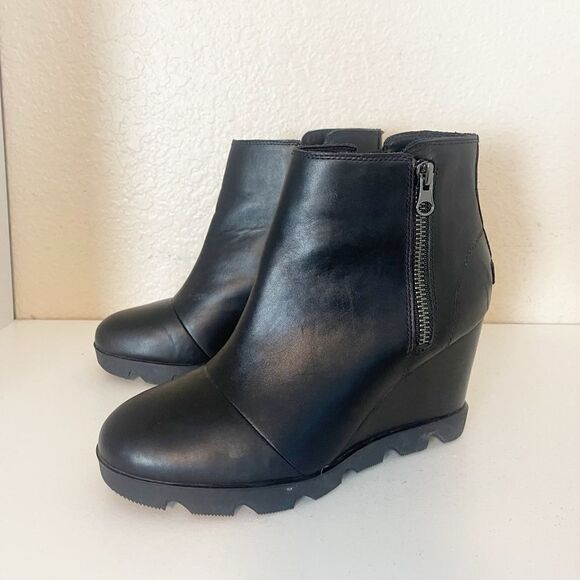 Sorel Women’s Joan Uptown Waterproof Zip Wedge Bootie size 9.5 - Picture 4 of 13
